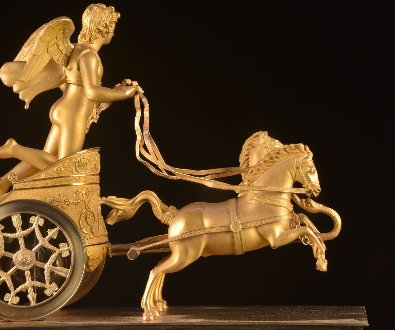 How Did 19th Century Artisans Achieve the Perfect Gilding on Empire Pendulums?